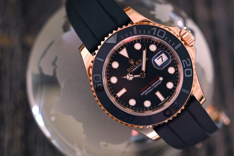 Rolex Black Dial Sapphire Glass Replica