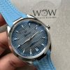 Aqua Terra 41mm VSF 1:1 Best Edition Summer Blue Dial on Blue Rubber Strap A8900 - Image 4