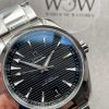 AQUA TERRA 150M MASTER CHRONOMETERS VSF 1:1 BEST EDITION BLACK DIAL SILVER SECOND HAND ON SS BRACELET A8900 - Image 2