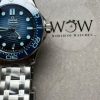 Seamaster 300 VSF 1:1 Best Edition Summer Blue Dial on SS Bracelet A8800 - Image 7