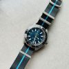 Seamaster 6000M Ultra Deep SS SBF 1:1 Best Edition Black Dial on Black Nylon Strap A8912 Super Clone - Image 2