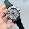 Constellation Black Ceramic SS SBF 1:1 Best Edition White Textured Dial on Black Gummy Strap A8900