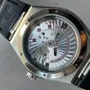 Constellation Black Ceramic SS SBF 1:1 Best Edition White Textured Dial on Black Gummy Strap A8900 - Image 10