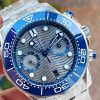 Seamaster 300M Chrono SS OMF 1:1 Best Edition Grey Dial on SS Bracelet A9900 - Image 4