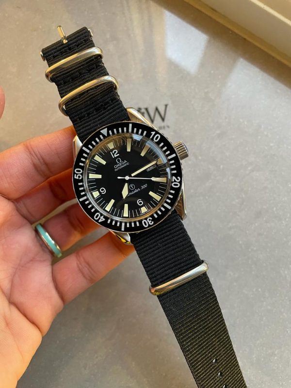 Omega Vintage Seamaster 300 Military Date Automatic Mens Watch - Image 3