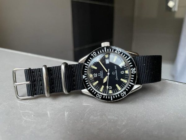 Omega Vintage Seamaster 300 Military Date Automatic Mens Watch - Image 6