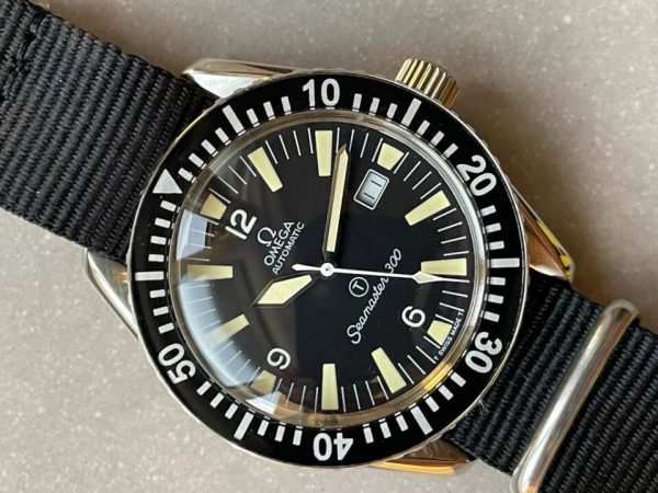 Omega Vintage Seamaster 300 Military Date Automatic Mens Watch - Image 8