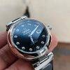 V6F 34mm LADYMATIC SS BLACK LEATHER STRAP A2836 - Image 3