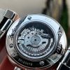 V6F 34mm LADYMATIC SS BLACK LEATHER STRAP A2836 - Image 9