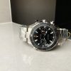 Planet Ocean SEAMASTER Chronometer OMF SS Black Matte Bezel Grey Dial on SS Bracelet A9900 (Black Balance Wheel) - Image 3