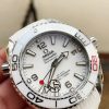 Planet Ocean SEAMASTER 39.5mm Olympic Games SS VSF 1:1 Best Edition White Dial on White Rubber Strap A8800 - Image 2