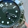 VSF Seamaster Diver 300M 1:1 Best Edition Green Ceramic Green Dial on SS Bracelet A8800 - Image 8