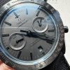Speedmaster “Dark Side of The Moon” Real Ceramic OMF 1:1 Best Edition Black Black on Nylon Strap A9300 V2 - Image 3