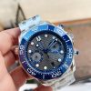 Seamaster 300M Chrono SS OMF 1:1 Best Edition Grey Dial on SS Bracelet A9900