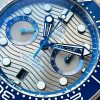 Seamaster 300M Chrono SS OMF 1:1 Best Edition Grey Dial on SS Bracelet A9900 - Image 2