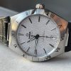 Constellation Black Ceramic SS SBF 1:1 Best Edition White Textured Dial on Black Gummy Strap A8900 - Image 5